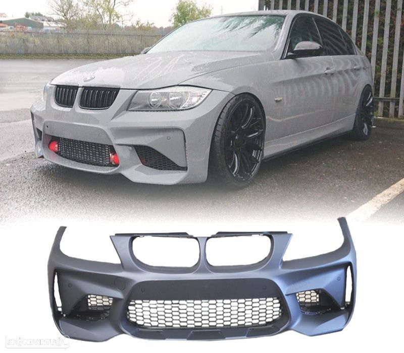 PÁRA-CHOQUES FRONTAL BMW E90 E91 05-08 LOOK M3C COMPETITION PDC - 1