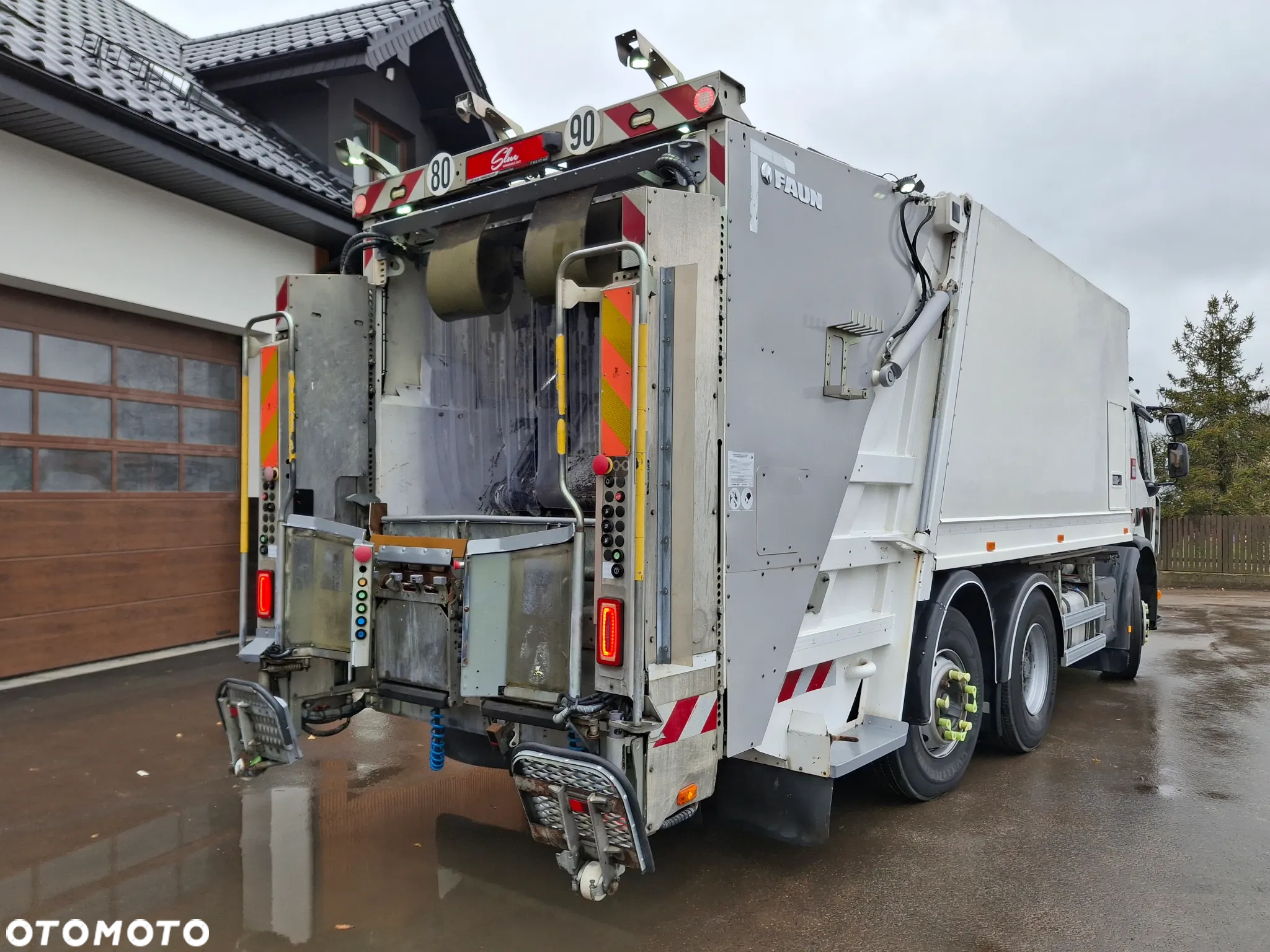 Renault D26 Śmieciarka Odpady FAUN Variopress Euro 6 2015r 3 Osie 73 Tyś KM - 6