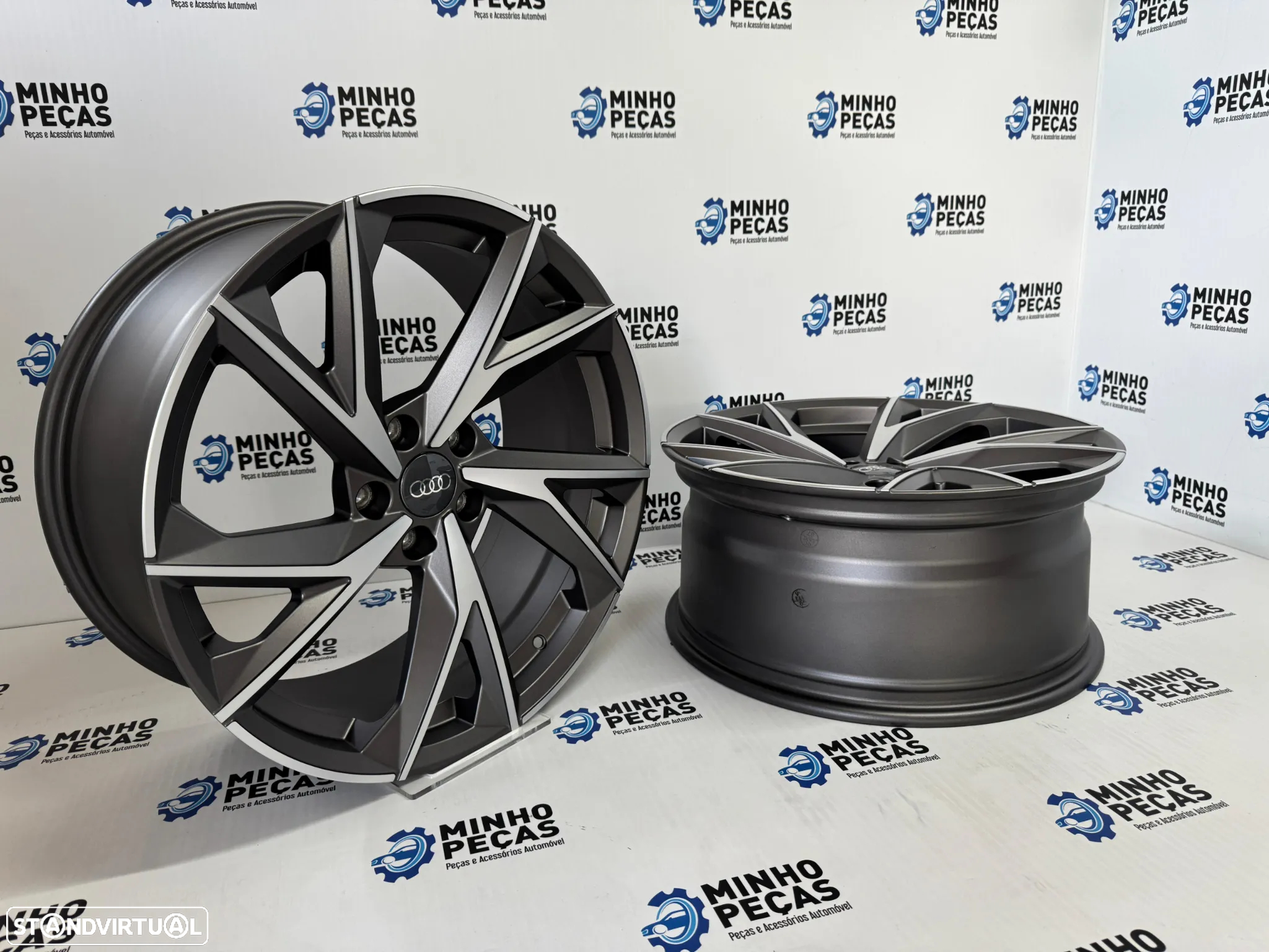Jantes Look Audi R8 em 19 (5x112) Gunmetal Polish - 6