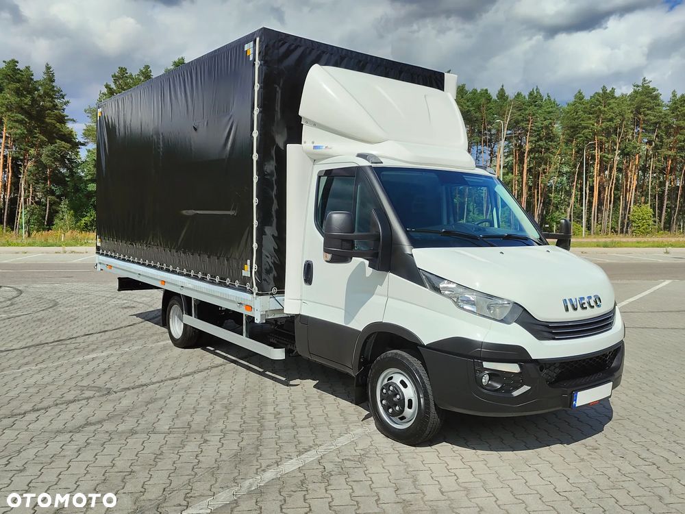 Iveco DAILY 50/35C15 BLIŹNIAK** Skrzynka+Plandeka+1x FIRANKA + PAKA dł.505cm/szer.246cm** POLSKI SALON** 210 tyś KM** DMC do 3.5T kat.B** - 7