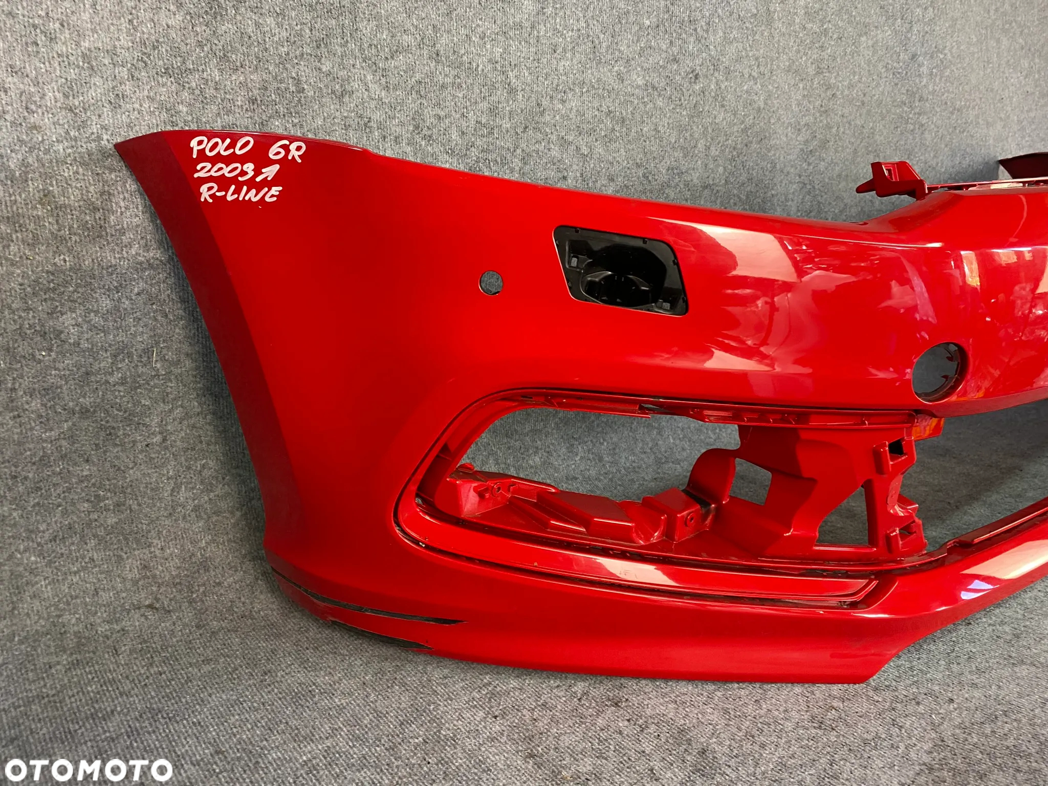 ZDERZAK PRZEDNI PRZÓD - VW POLO V 6R R-LINE 09- - 12