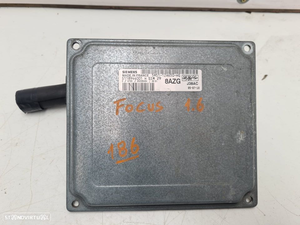 FORD FOCUS 1.6 16V 2005 | CENTRALINA - SIEMENS | Ref: S118944001 H - 5M51 - 12A650-HG 8AZG; - 2