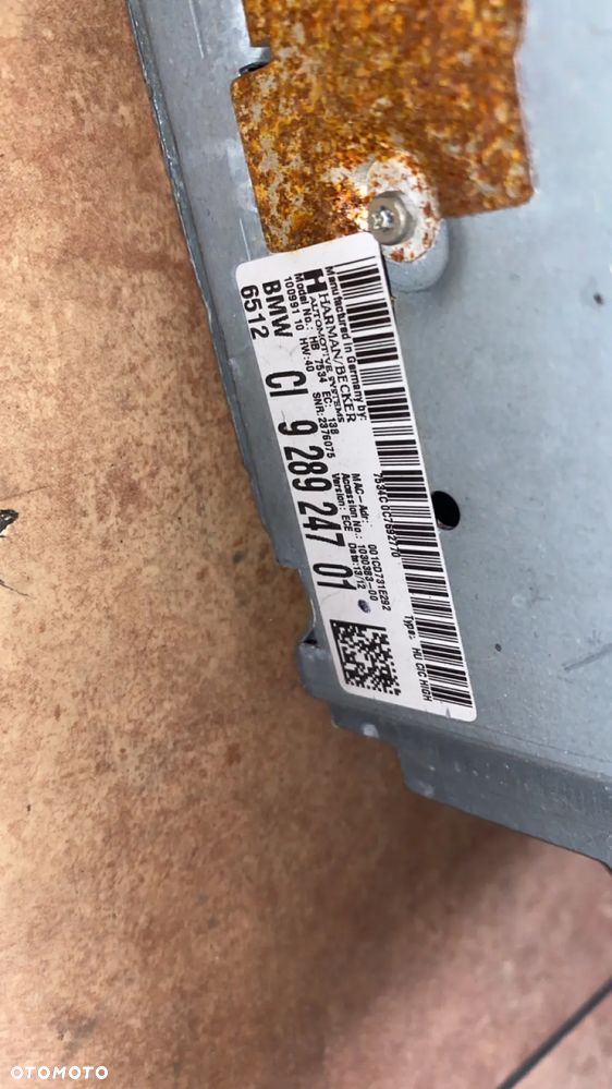 RADIO NAWIGACJA NAVI CZYTNIK 9289247 BMW F10 F11 - 4