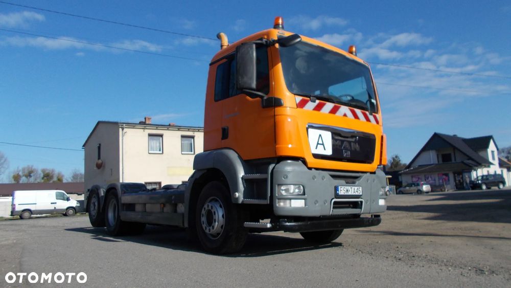MAN TGS BECZKA ASENIZACJA, KRÓTKI ROZSTAW 410cm, EURO-5, 3-y OSIOWY, OŚ SKRĘTNA, 6x2 - 13