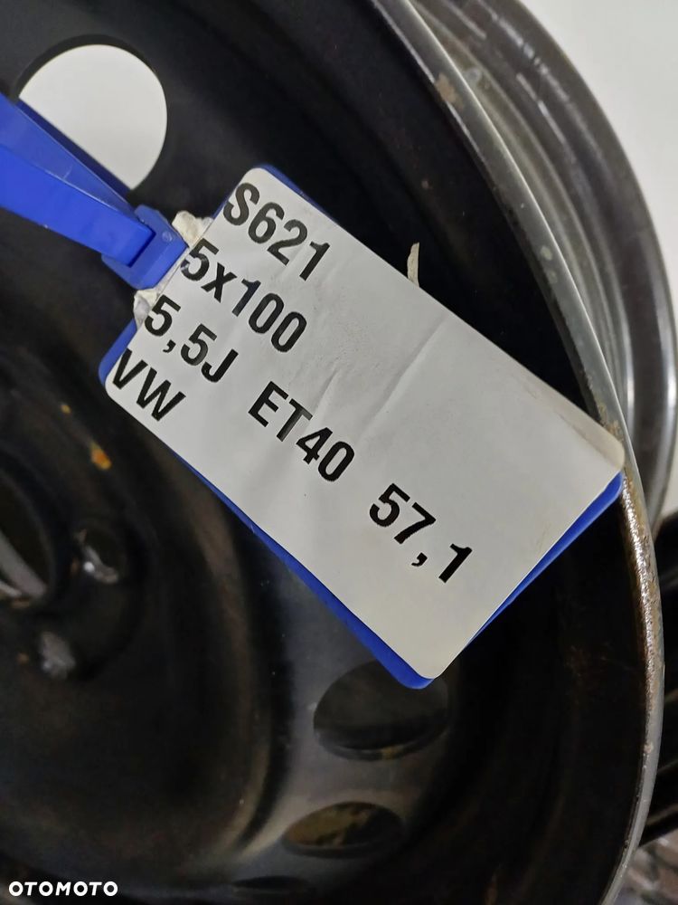 felgi stalowe 5x100 15 Volkswagen Polo VI V IV FOX S621 - 8