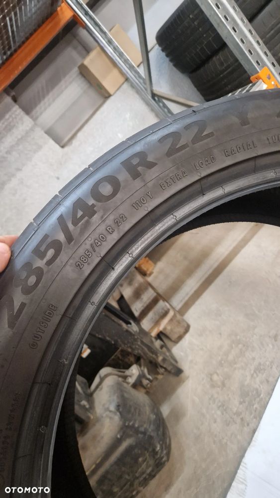 Continental SportContact 6 285/40 R22  Y XL.  DOT 2725 - 4