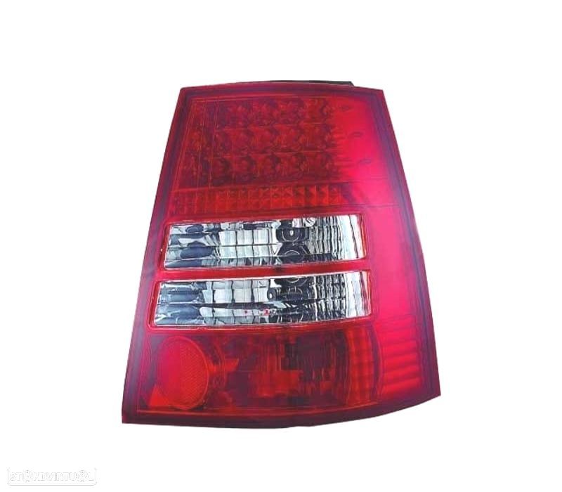 FAROLINS TRASEIROS LED VOLKSWAGEN VW GOLF 3 MKIII VARIANT 91-97 VERMELHO BRANCO - 2