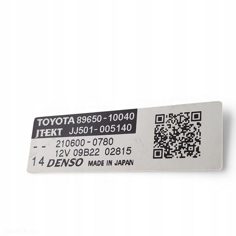 ELEKTRYCZNA POMPA WSPOMAGANIA SILNICZEK Toyota C-HR I CHR 89650-10040 - 4