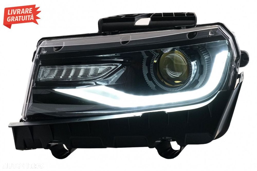 Faruri LED DRL Chevrolet Camaro (2014-2015) cu Semnal Dinamic Conversi - 7