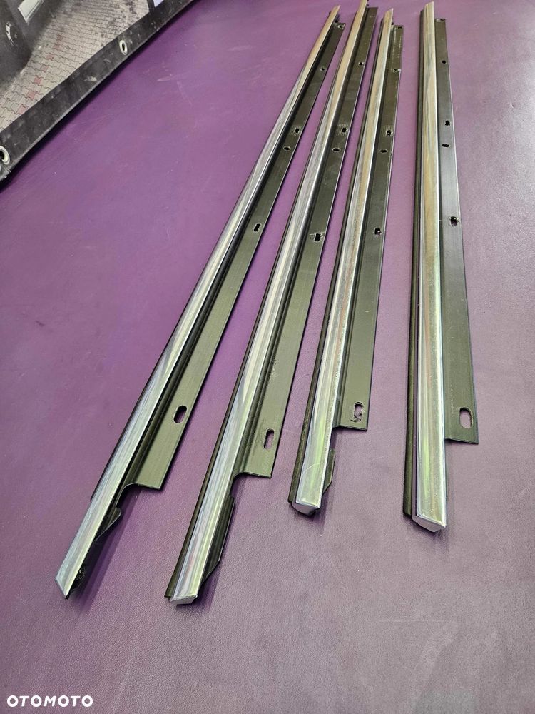 Listwa Listwy Zgarniajace Szyb Szyby Chrom Chromowane AUDI A6 C6 Sedan Kombi - 4