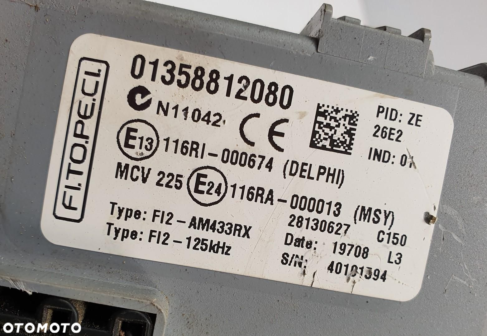 MODUŁ SKRZYNKA BSI FIAT FIORINO JTD 01358812080 - 3