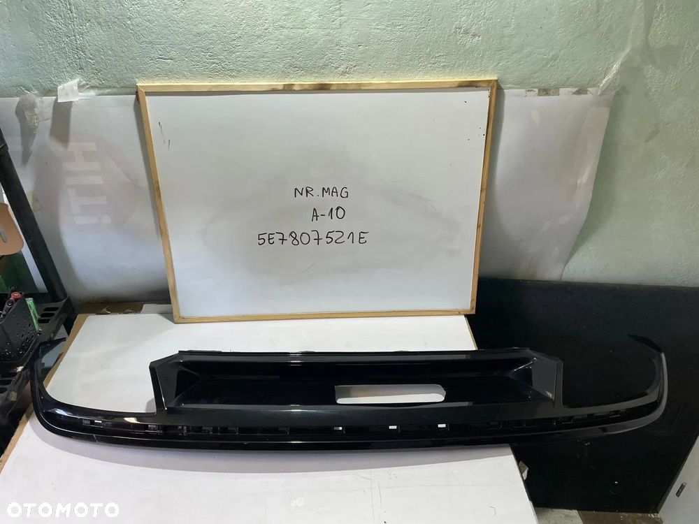 SPOILER DOKŁADKA ZDERZAK TYŁ SKODA OCTAVIA IV RS KOMBI 5E7807521E - 1