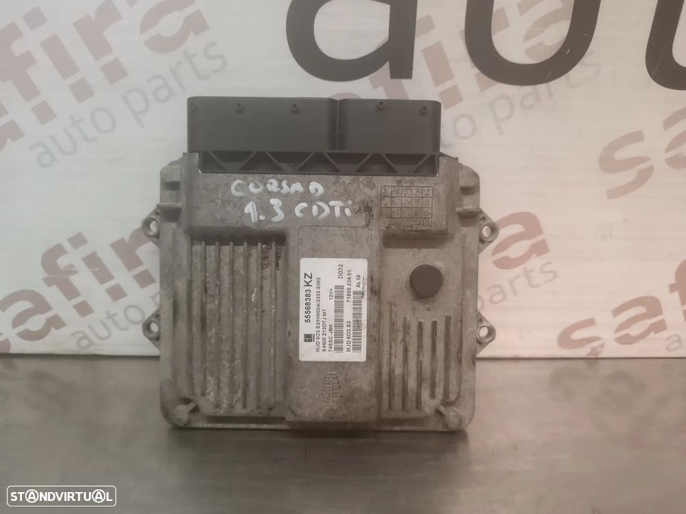 UNIDADE / CENTRALINA DO MOTOR OPEL CORSA D 06-09 55568683 KZ MJD603.S3 - 1