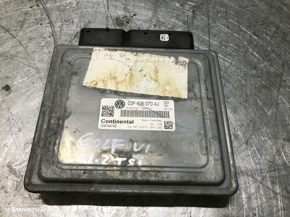 CENTRALINA DO MOTOR VOLKSWAGEN GOLF VI 1.2TSI 5WP44740 03F906070AJ - 1