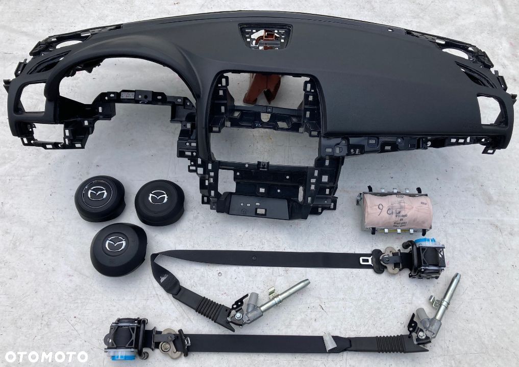 MAZDA CX5 CX 5 DESKA KONSOLA KOKPIT PULPIT PÓŁKA PARAPET PODUSZKI POWIETRZNE PODUSZKA POWIETRZNA KURTYNA KURTYNY AIRBAG FOTELA W FOTEL AIR BAG PASY PAS naprawa regeneracja EU USA KANADA - 1