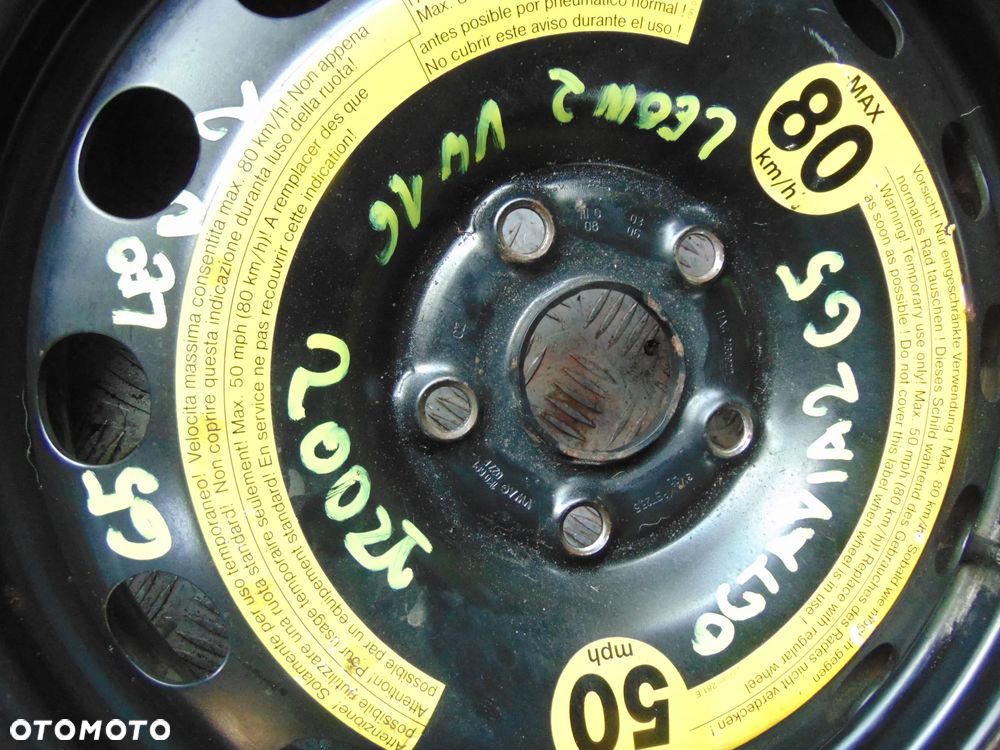 Koło dojazdowe Leon 2 R16 - 6