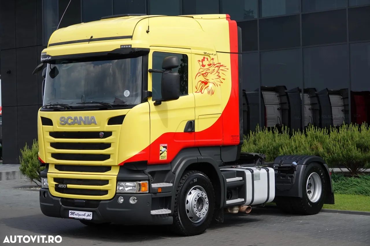 Scania R 450 / RETARDER / HIDRAULIC pentru basculare + circuit dublu / I-PARK COOL / IMPORTAT - 1