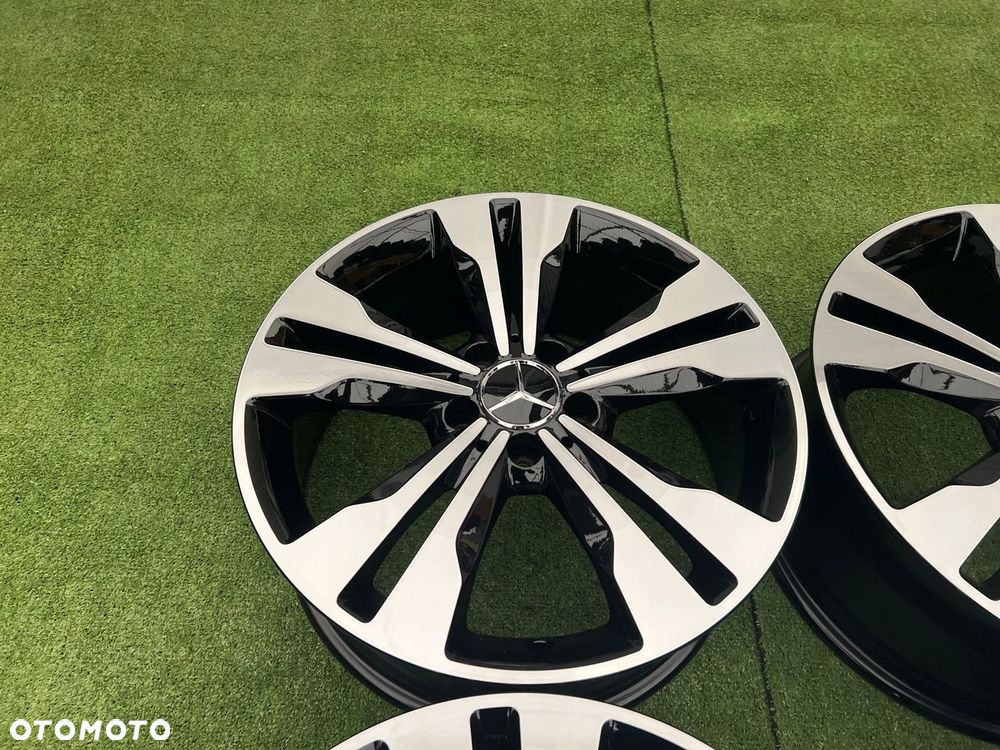 KOMPLET FELG FELGI ALU MERCEDES A B V KLASA VITO 18 ET52 ORYGINALNE - 6