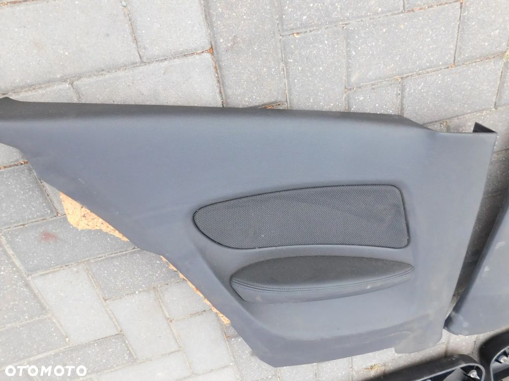 boczki drzwi tapicerka BMW E81 3D M-PAKIET CZARNA - 29