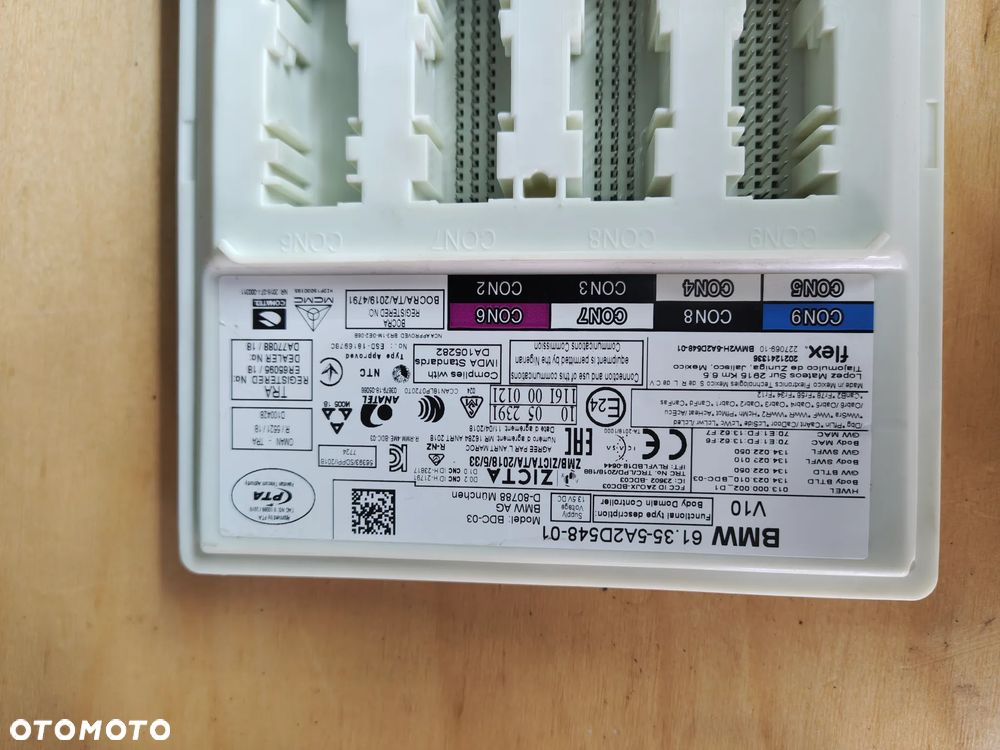BMW X5 G05 moduł sterownik komputer komfortu 5A2D548 35-5A2D548-01 - 2
