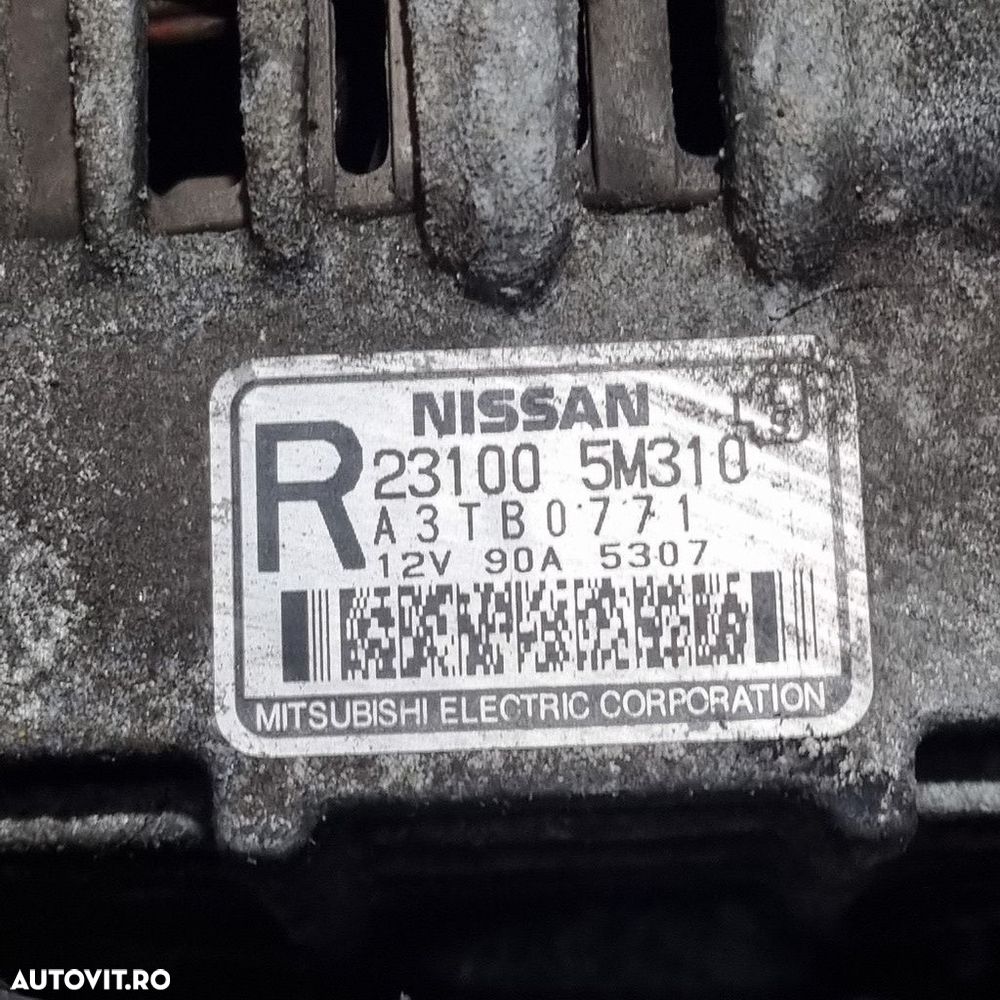 Alternator Nissan X - Trail T30 2.2 Dci 2001 - 2008 114CP 2184CC YD22ETI(YD22DDTI) ... - 5