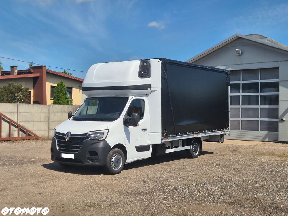 Renault MASTER FIRANA PLANDEKA 12EP 2.3 165KM SERWIS ASO BEZWYPADKOWY ZADBANY 2022 PODUSZKI FV23% REG. WYSOKOŚCI LED - 18