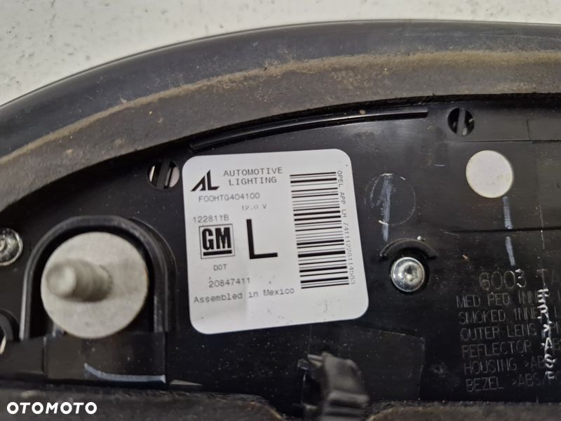 OPEL AMPERA ODBLASK LAMPA ZDERZAKA LEWY TYŁ LEWA TYLNA 20847411 - 8