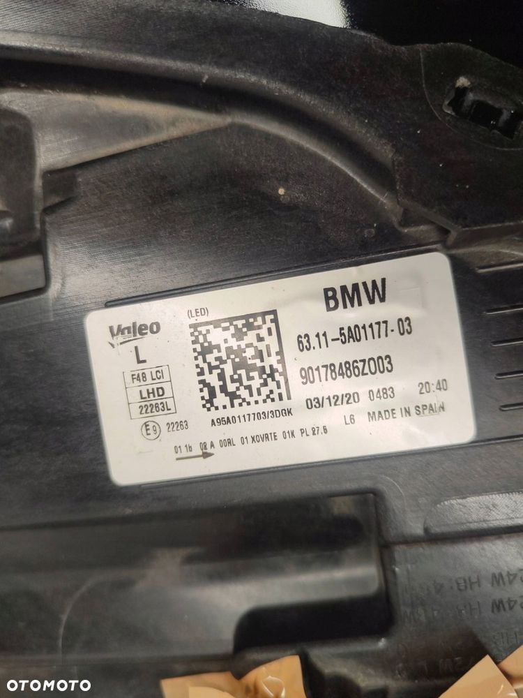 BMW X1 F48 LIFT FULL LED PRZÓD STRONA LEWA 5A01177 - 5
