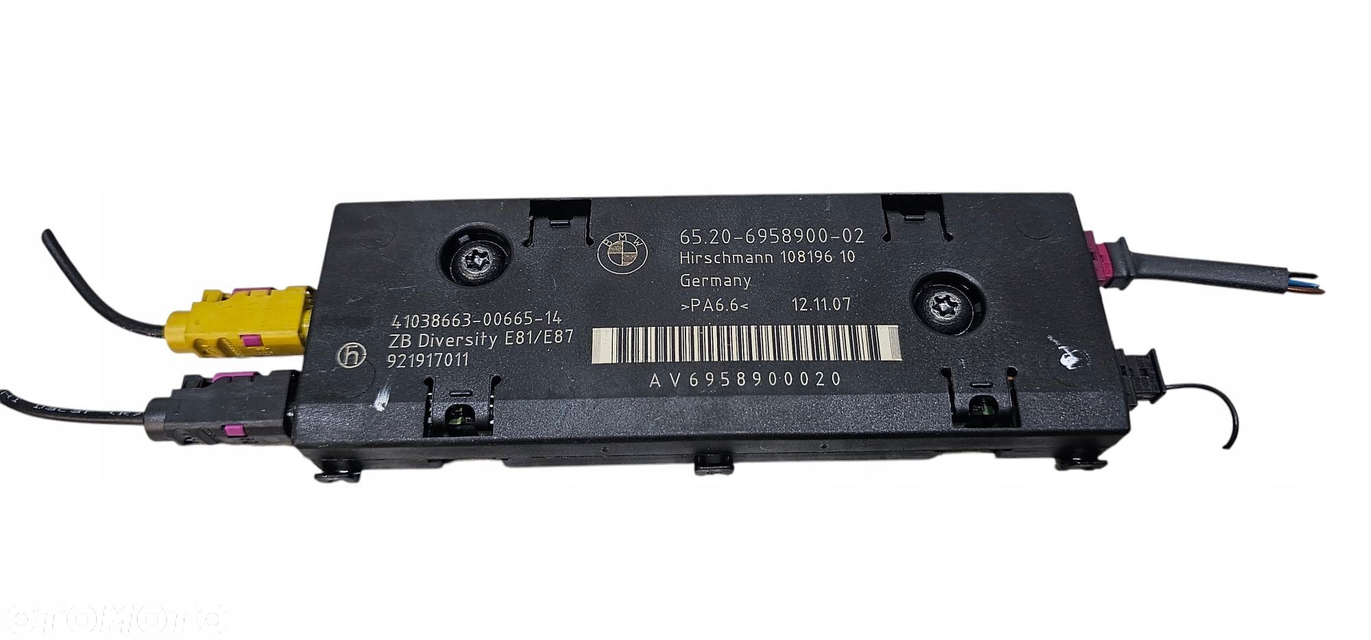 Bmw E81 E87 Moduł Sterownik Wzmacniacz Anteny Diversity 868 Mhz 6958900 - 1