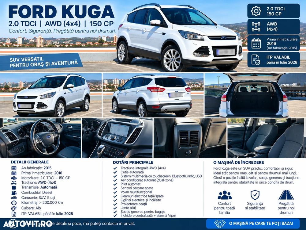 Ford Kuga 2.0 TDCi 4x4 Aut. Titanium - 1