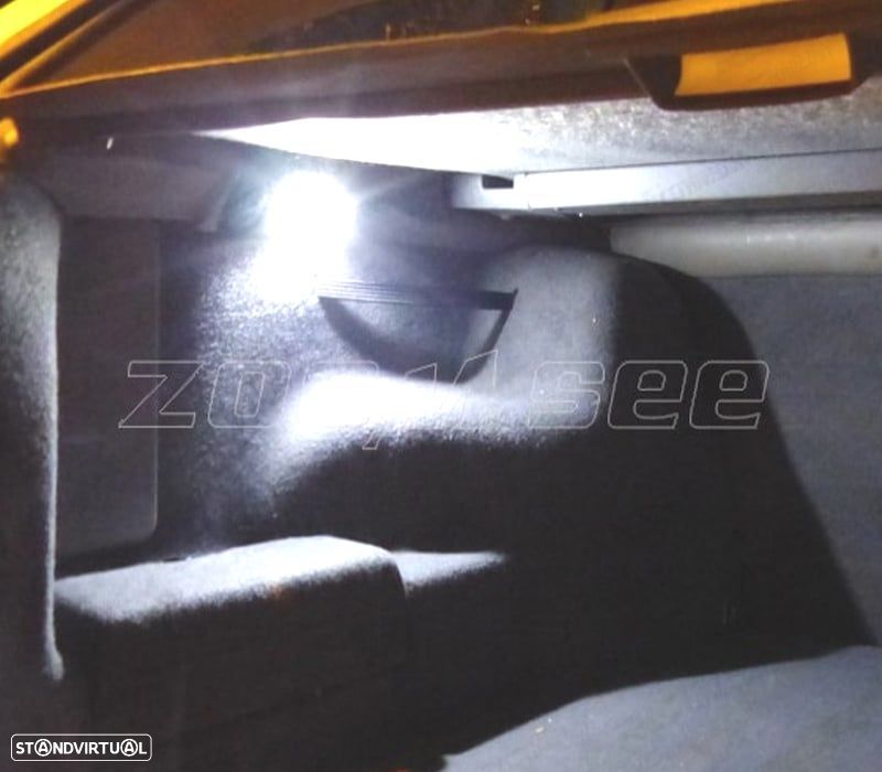 KIT COMPLETO 18 LAMPADAS LED INTERIOR PARA RENAULT LAGUNA II MK2 01-07 - 6