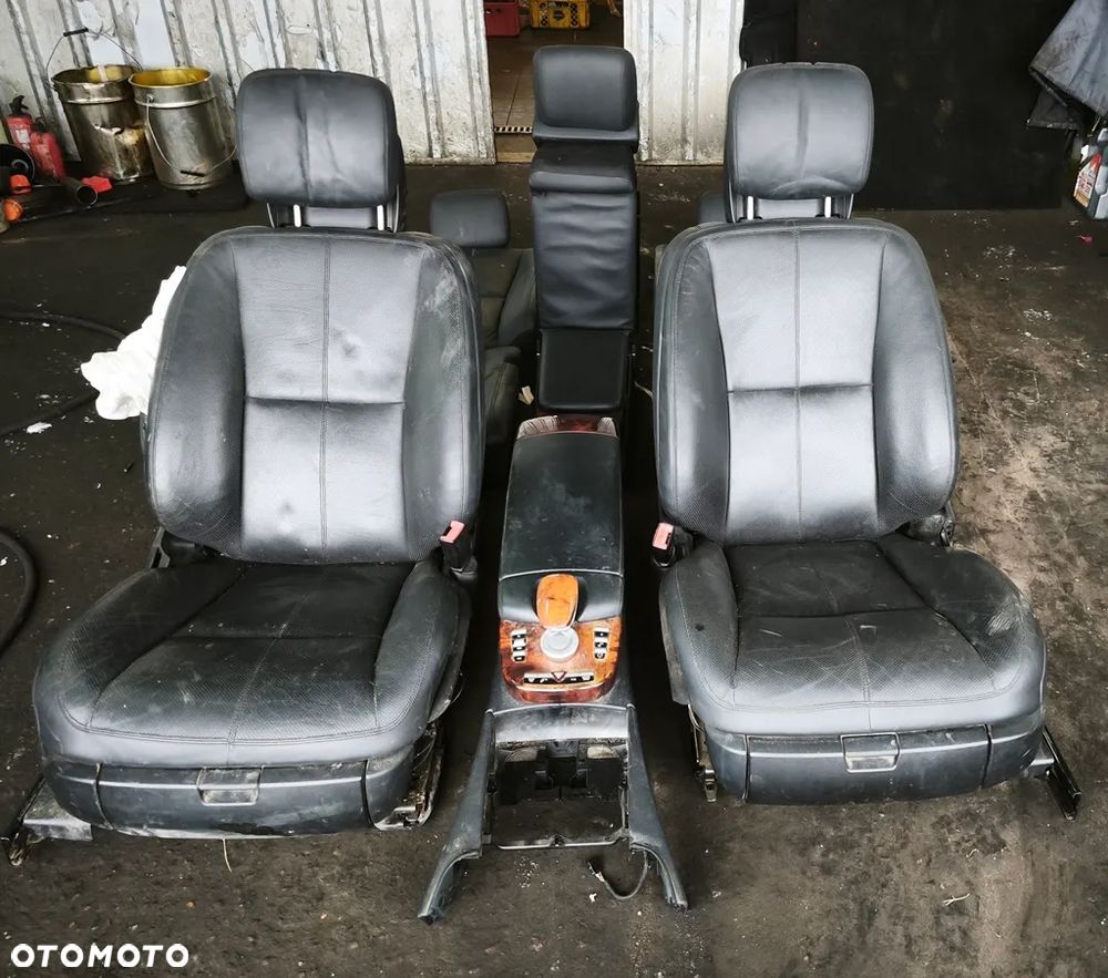 MERCEDES S-KLASA W221 08r FOTELE KANAPA BOCZKI SKÓRA MONITORY EUROPA - 1
