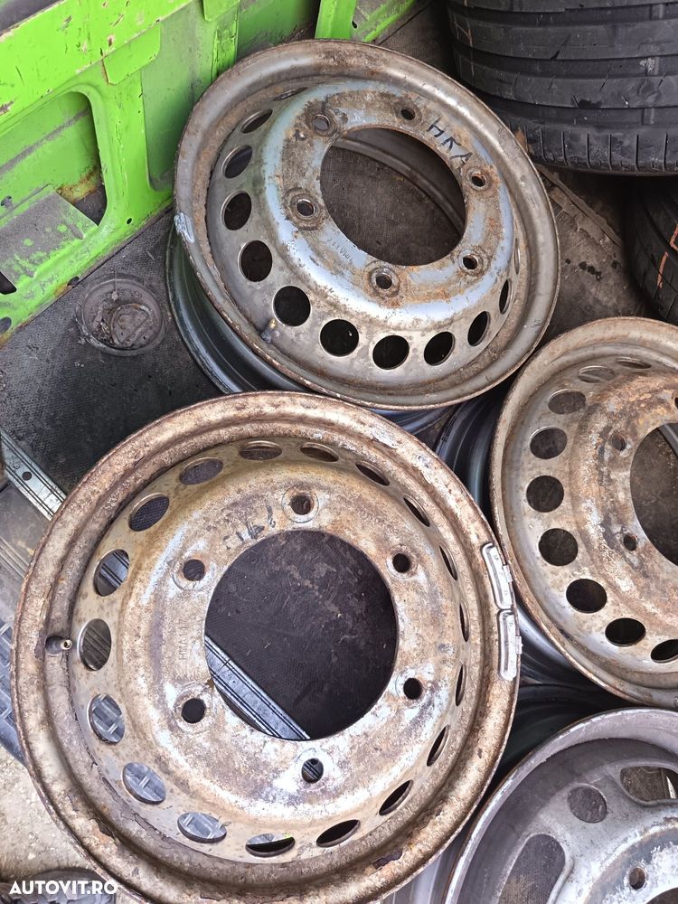 Jante 6buc tabla Mercedes sprinter punte dubla 16 - 1