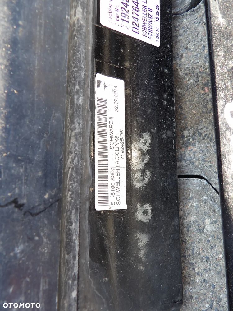 BMW - F01 - LCI - KOLOR 668 - LISTWA PROGOWA - PRAWA/LEWA - CENA ZA 1 SZT - 7192426  7192425 - 2