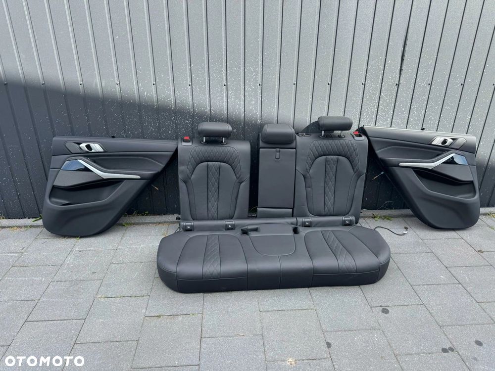 FOTELE TAPICERKA BMW X5 G05 INDIVIDUAL SKÓRA PEŁNA CZARNA MASAŻ GRZANE KOMFORT - 6