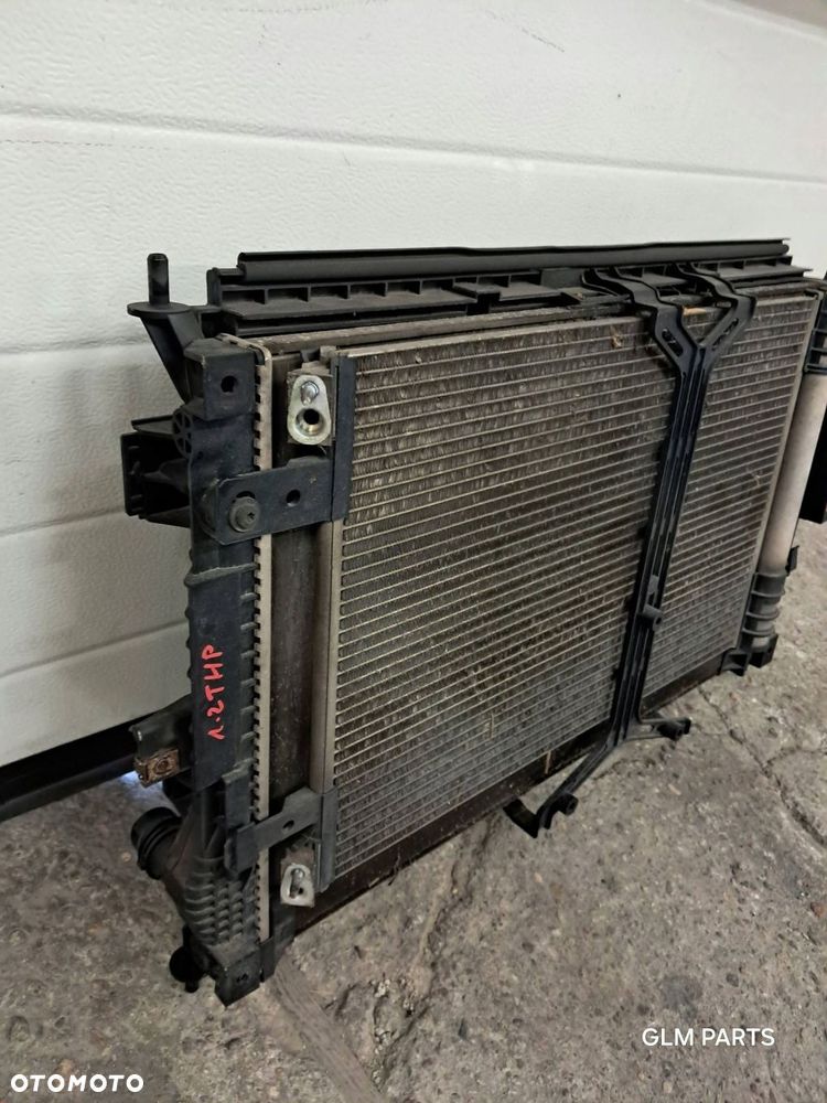 peugeot 308 ii t9 1.2 thp pas przedni komplet chłodnic wentylator - 4