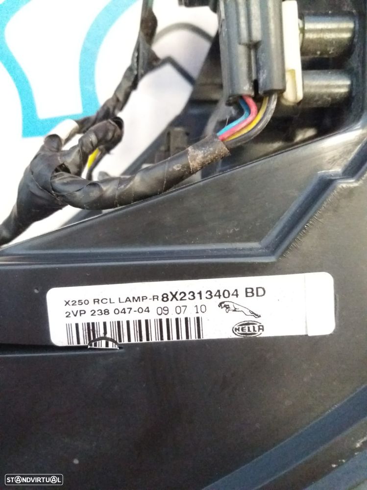 FAROLIM FAROLINS TRASEIRO TRÁS DIREITO ORIGINAL 8X2313404BD 8X2313404 JAGUAR XF I 1 MK1 X250 - 7