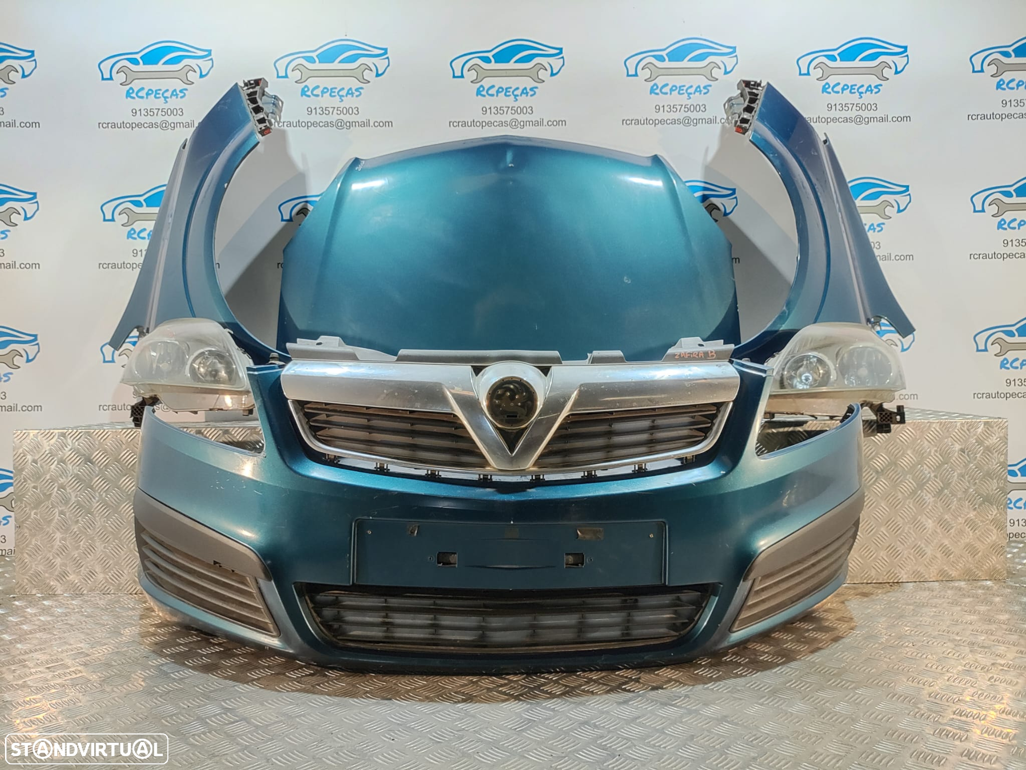 FRENTE COMPLETA OPEL ZAFIRA B A05 CAPOT PARACHOQUES GUARDA-LAMAS OTICAS RADIADOR - 4