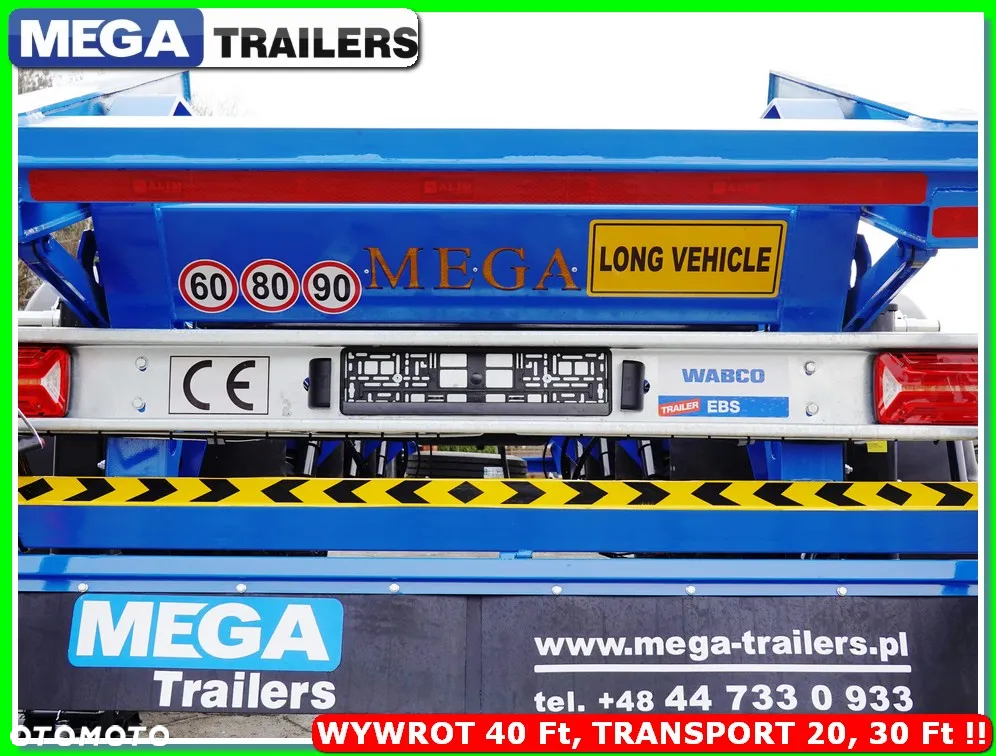 Mega 65 m³ wywrotka na kontener 40 Ft / do 44,0 T DMC zestawu !!! - 37