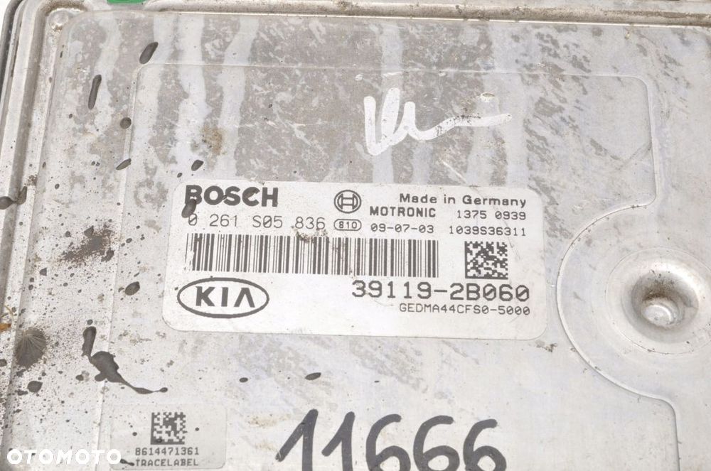 KIA CEED 1.4 16V STEROWNIK SILNIKA 39119-2B060 - 3