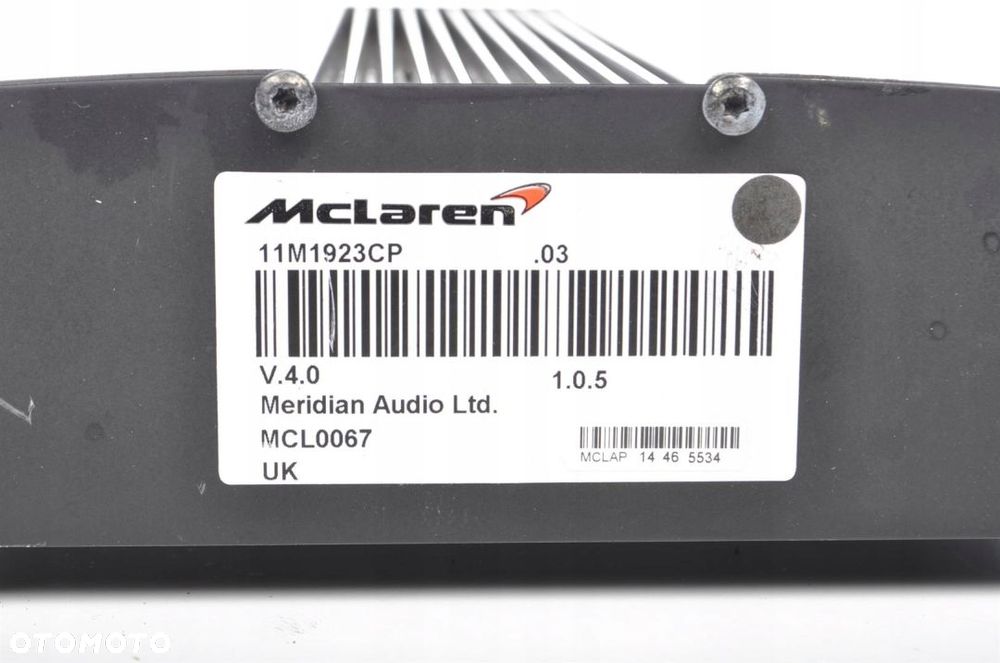 MCLAREN 650S WZMACNIACZ GŁOŚNIKI MERIDIAN KOMPLET - 15