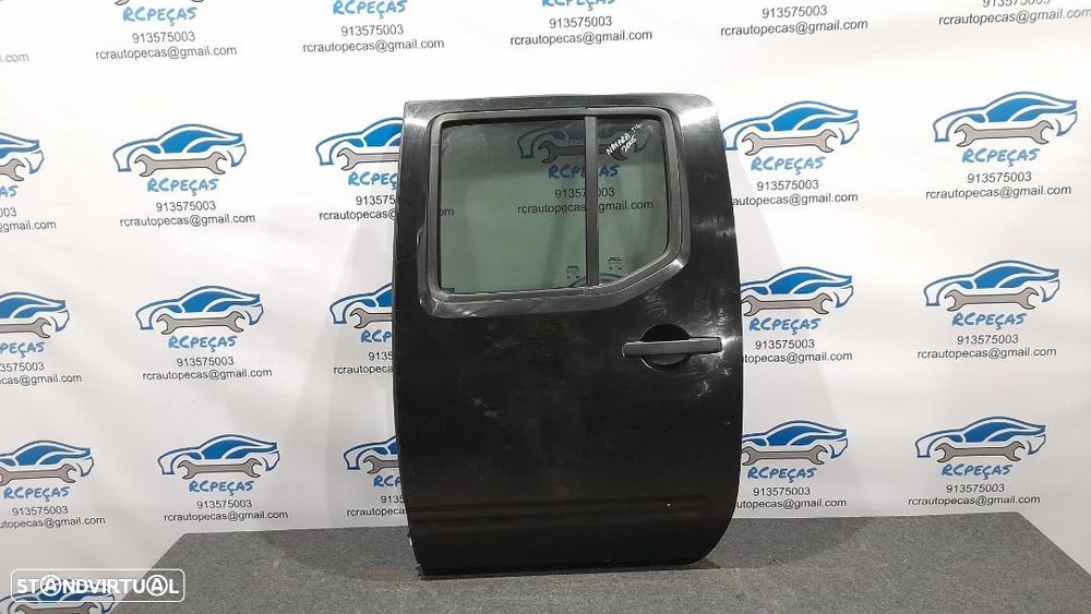 PORTA TRASEIRA TRÁS ESQUERDA NISSAN NAVARA D40 FECHO ELEVADOR MOTOR PUXADOR VIDRO - 4