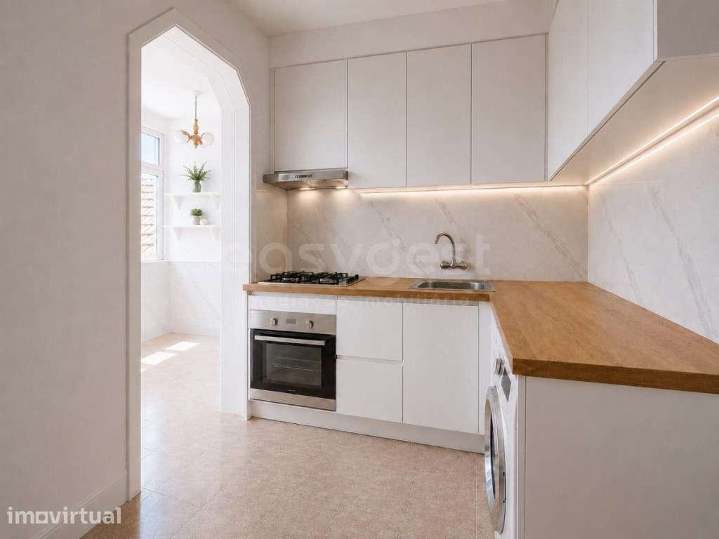 Apartamento remodelado T2 com 2WC e vista mar - Grande imagem: 3/15