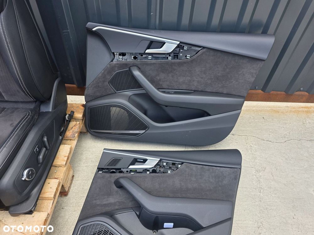 FOTEL FOTELE SKÓRA AUDI A5 8W 8W8 GRZANE MASAŻE ELEKTRYKA ALCANTARA EUROPA - 9