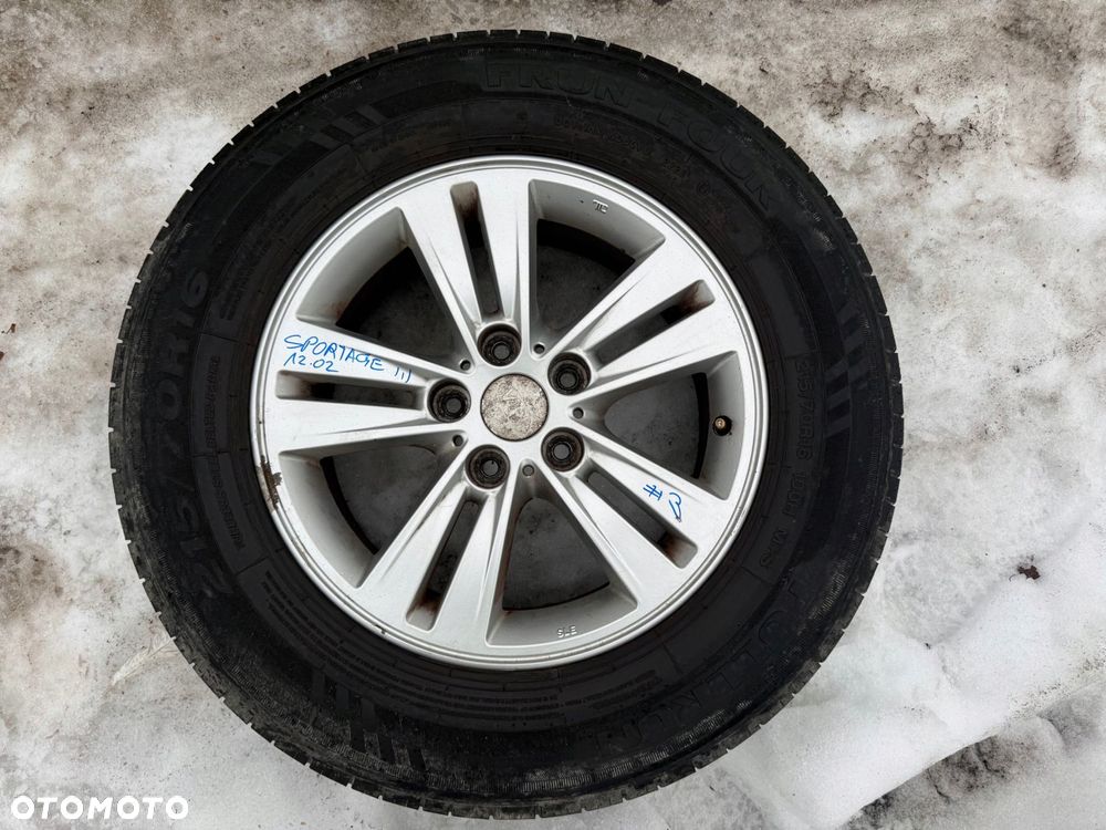 kia sportage 3 iii koło felga aluminiowa 215/70 r16 52910-3u100 - 2