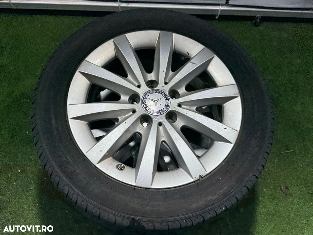 JANTE MERCEDES BENZ R16 / 5x112 / A180 / 6,5JX16H2 ET49 / 205/55 R16 + CAUCIUCURI (X4) - 4