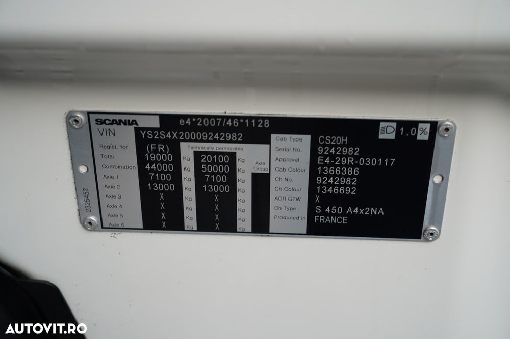 Scania S 450 / RETARDER / I-PARK COOL / JANTE DIN ALIAJ / - 35