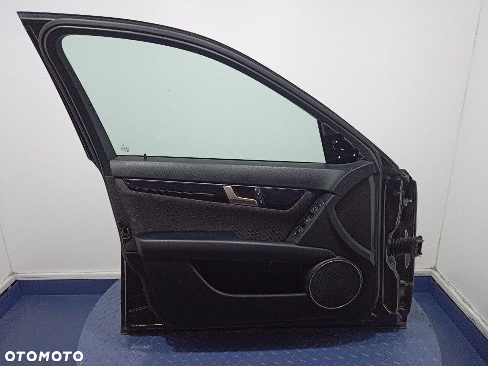 MERCEDES C KLASA W204 LIFT DRZWI PRZÓD LEWE PRZEDNIE 183 MAGNETITE BLACK - 4