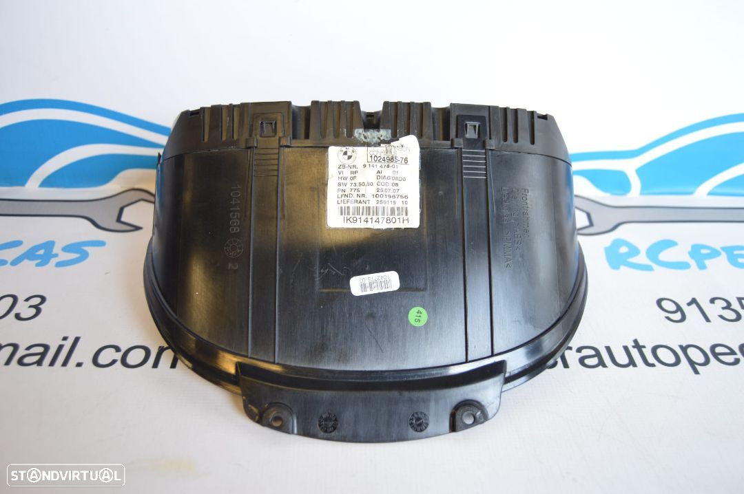 QUADRANTE MOSTRADORES PAINEL INSTRUMENTOS MPH KM 9141478 914147801 102498576 BMW SERIE 1 E87 E81 E82 - 7