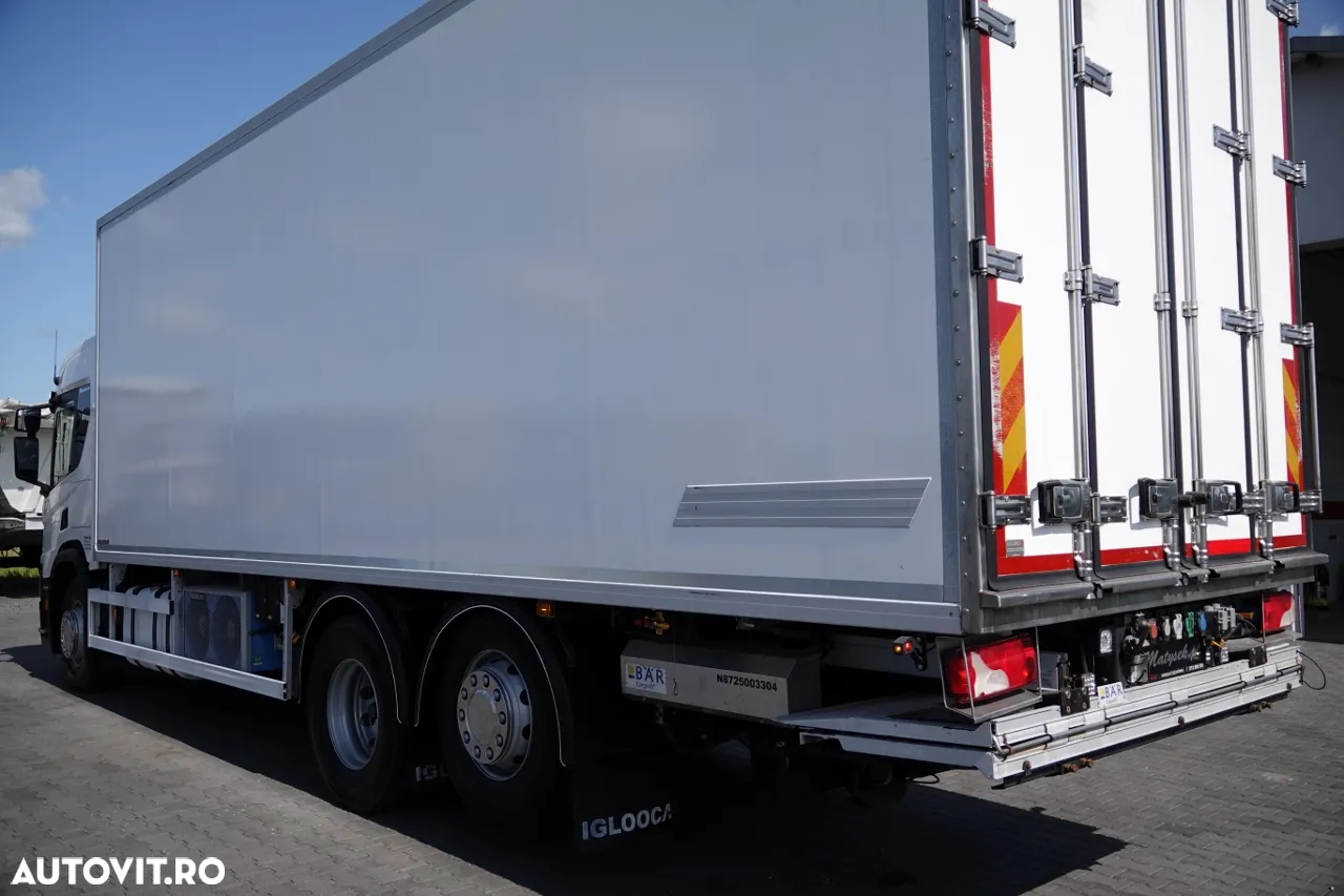 Scania P 410 / TRANSMISIE LA RECE / SLAVE / unitate FRIGO BLOCK / 2X LIFT DE ÎNCĂRCARE / TEMPERATURĂ MULTIMEMBRU DUPĂ CONTRACTUL DE SERVICE GOLDEN / - 8